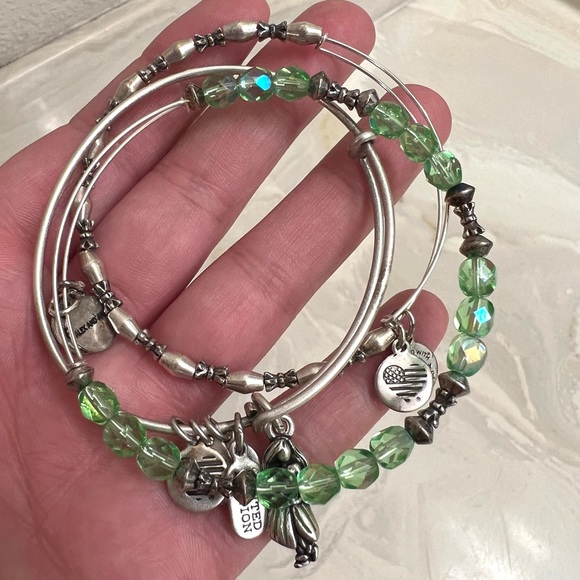 Alex and Ani hula Hawaii bracelet set - Picture 3 of 4